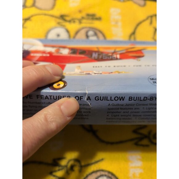 GUILLOW'S Piper Super Cub 95 Flying Model Airplane Kit 602~20” Wing Span NEW - Picture 2 of 7